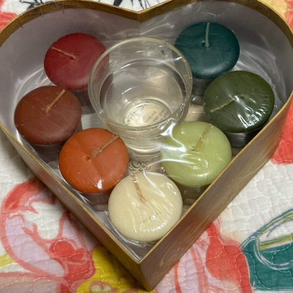 Just Believe candle assortment from Lang Candles. Includes 7 candles & holder. - Picture 5 of 6